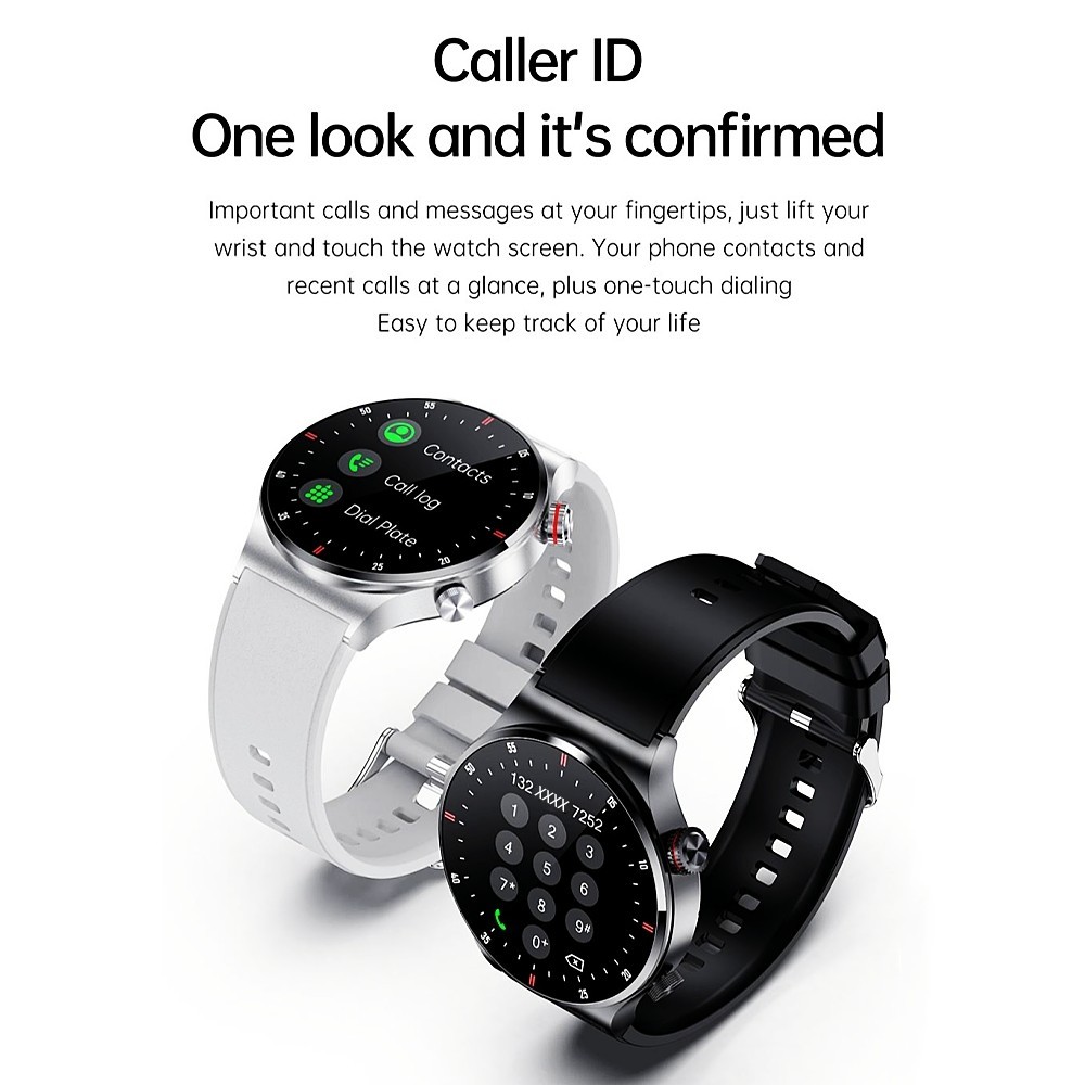Smartwatch Men Bluetooth Call Heart Rate Sleep Fitness Tracker NFC Smart Watch