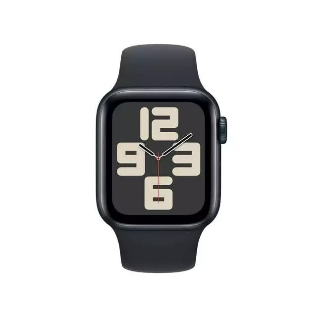 Apple Watch SE (2023) GPS 40mm Midnight Aluminum Case Sport Band S/M MR9X3LL/A