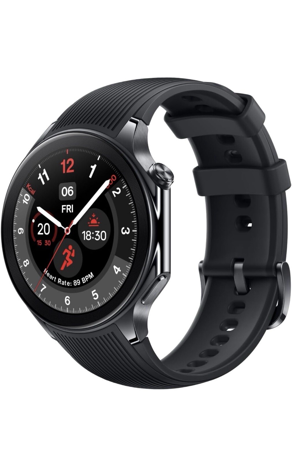 Watch 2 Black Steel, 32GB, 100-Hour Battery, Health & Fitness Tracking, Sapph…