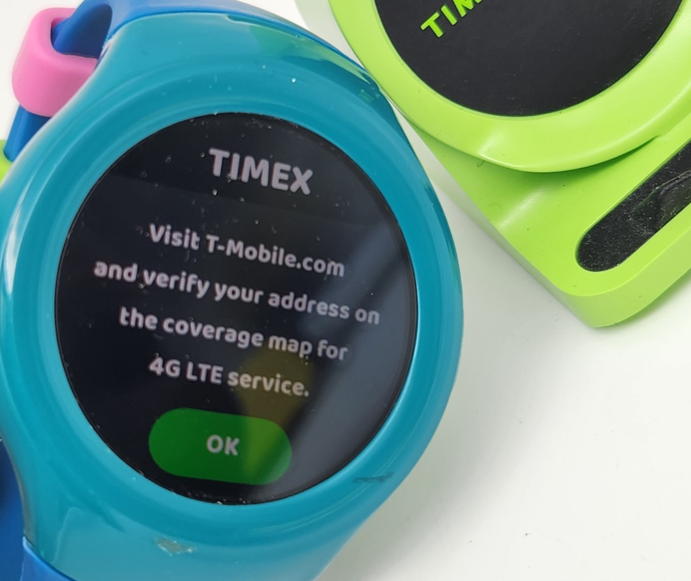 Timex IFW522T FamilyConnect Smartwatch For Kids With Cord and Base