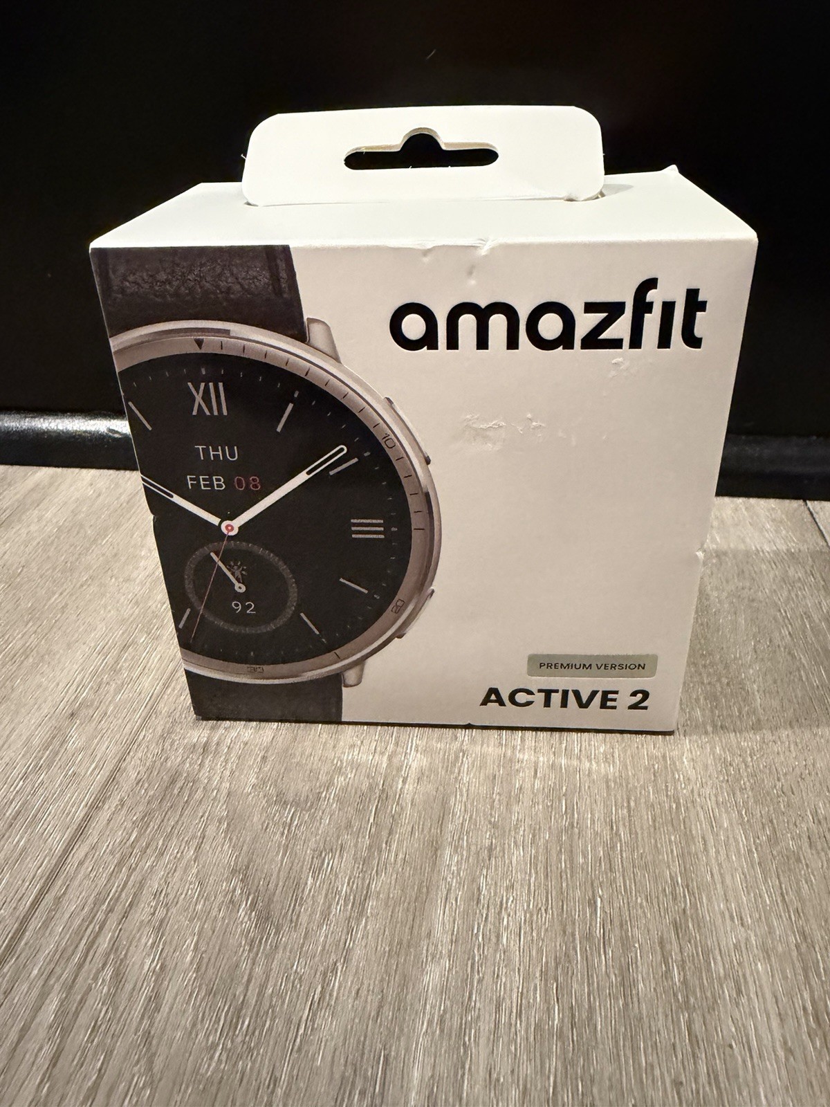 Amazfit Active 2 Premium Version 44mm Fitness Smart Watch Leather Band SEALED