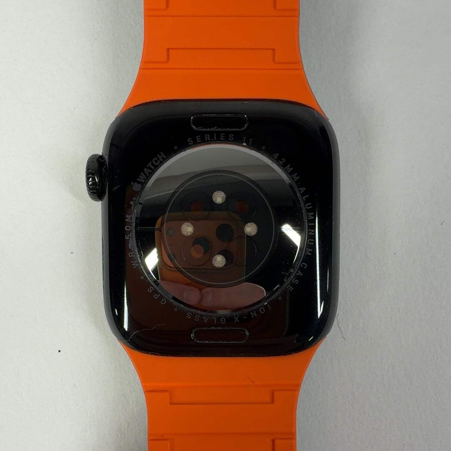 GPS Only Apple Watch Series 11 42MM Black Aluminum Aftermarket Band MEQT4LW/A