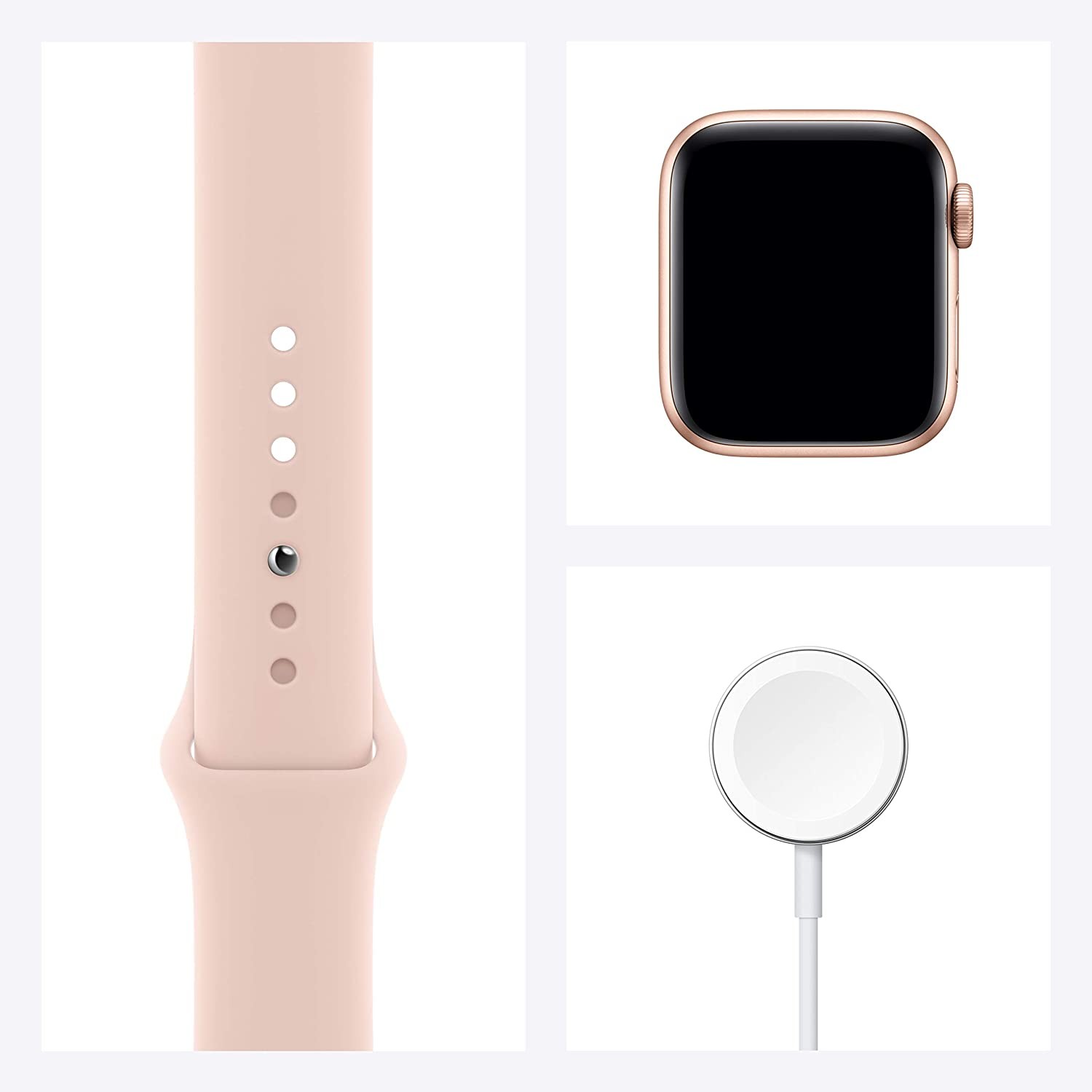 APPLE WATCH SERIES 6 (GPS + LTE ) 40MM GOLD ALUM M02P3LL/ACRACKED SCREEN