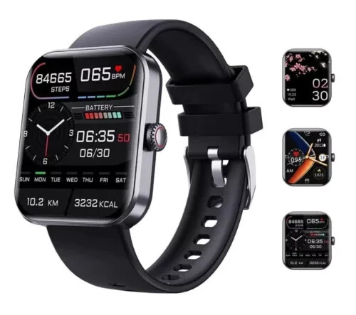 NEW Model 2024 Smart Watch Waterproof Bluetooth works iPhone Samsung