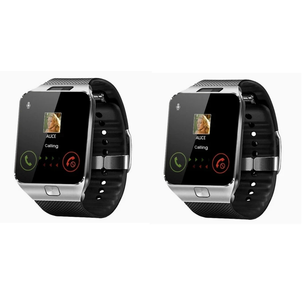 DZ09 Bluetooth Smart Watch SIM Camera Touch Screen For Android iPhone Rose Gold