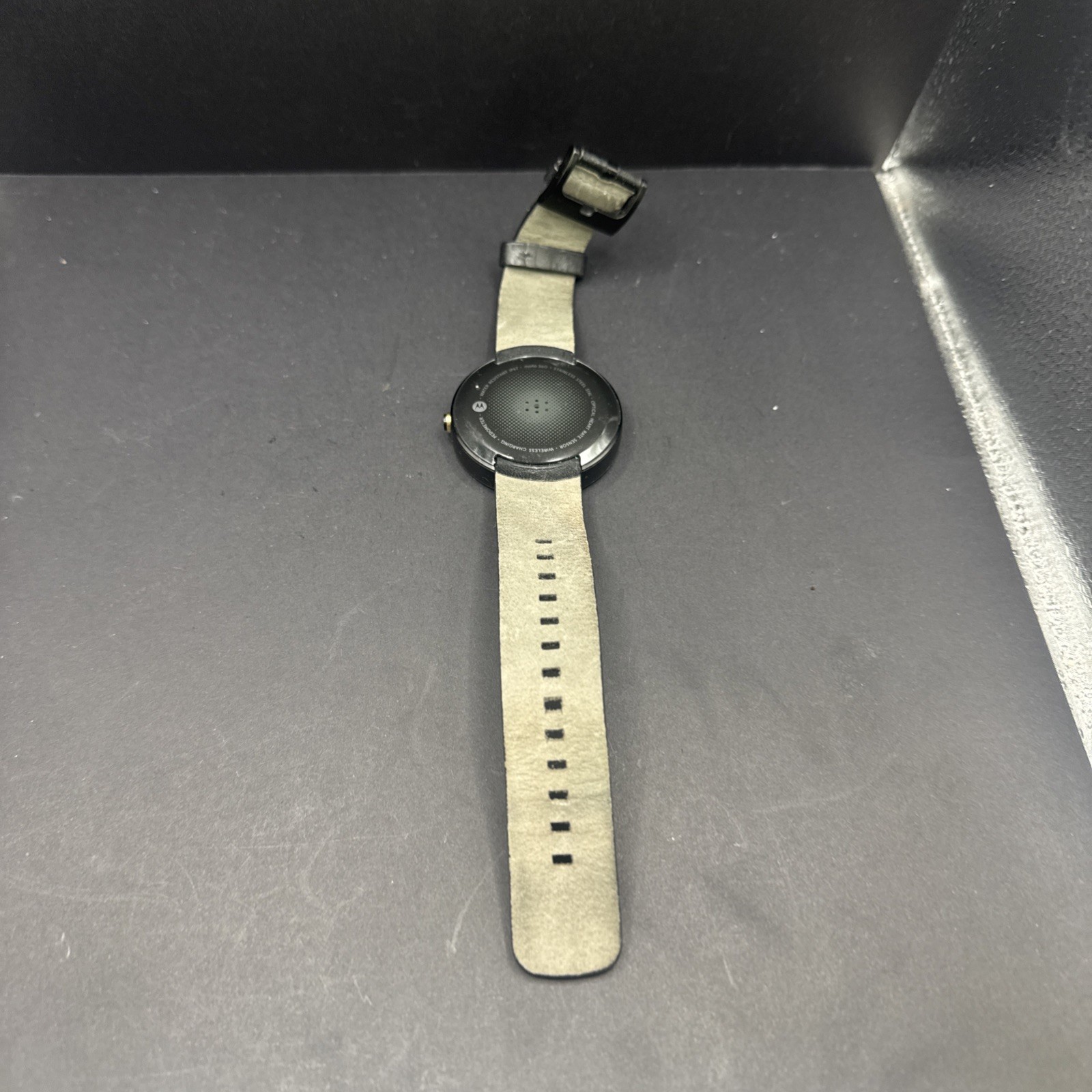 Motorola Moto 360 Smart Watch – Black Not Tested For Parts