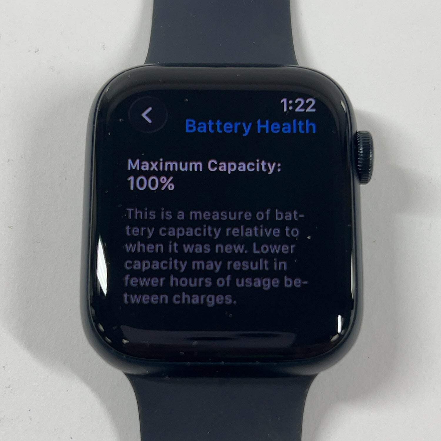 GPS Only Apple Watch SE 3 44MM Midnight Aluminum Midnight Sport Band MEHQ4LW/A