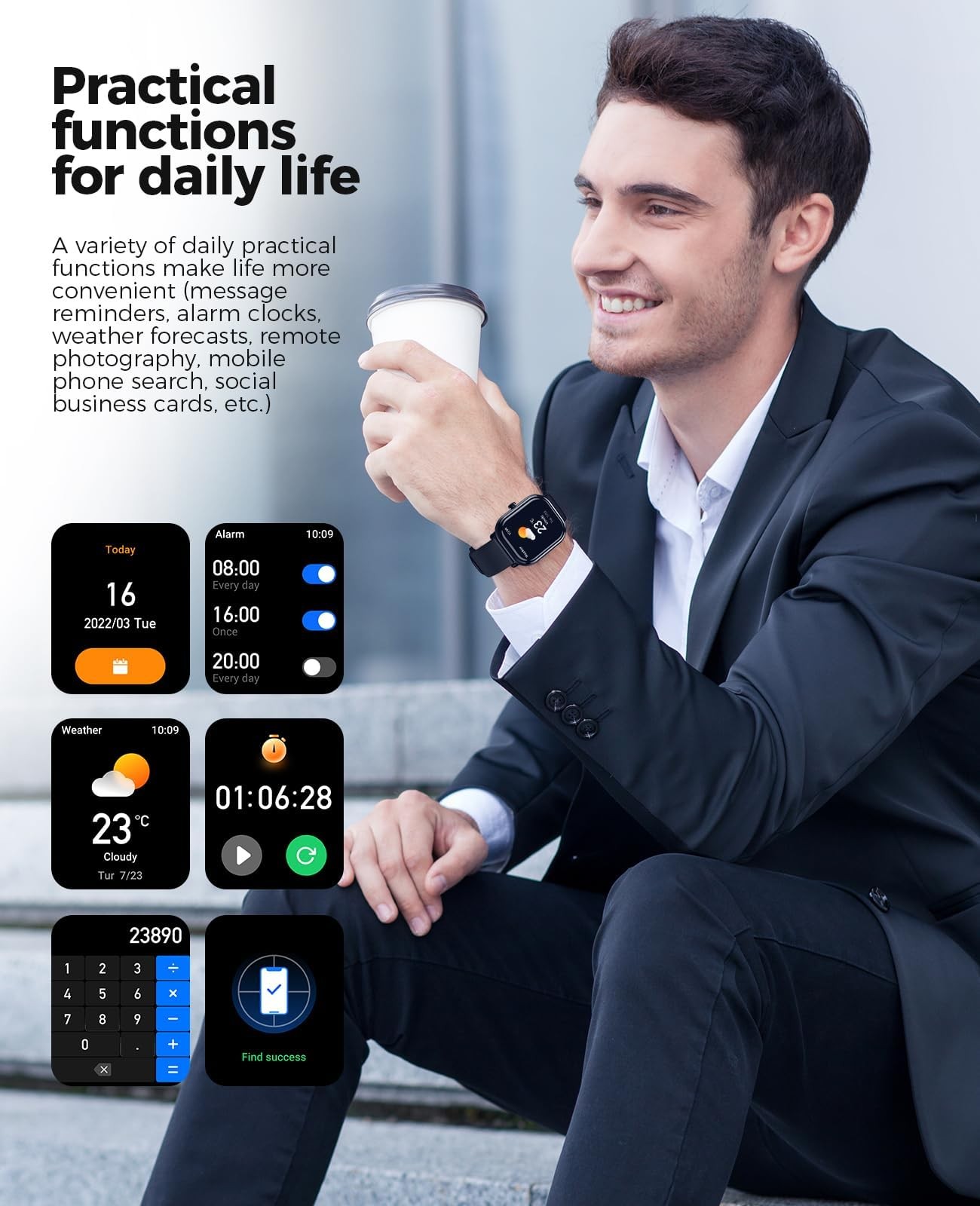 Limtzopy Smartwatchanswer/Make Call Amoled Smart Watches For Women 100 Sport