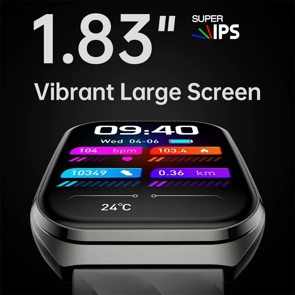2026 Smart Watch 1000mAh Large battery Bluetooth call 1.83”HD US Stock