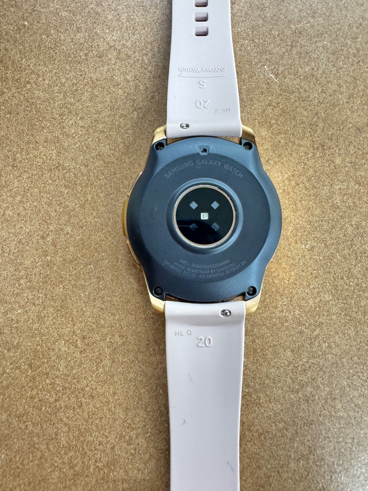 Samsung Galaxy Watch SM-R815U GPS+LTE 42mm Black Rubber Band Unlocked