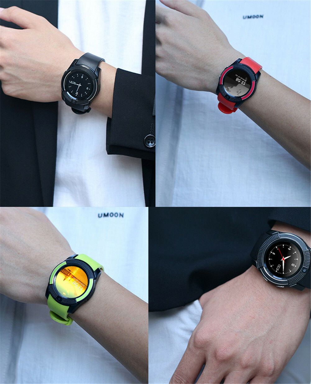 Bluetooth Smart Watch Unlocked Phone Sports Fitness Tracker for Men Women Teens