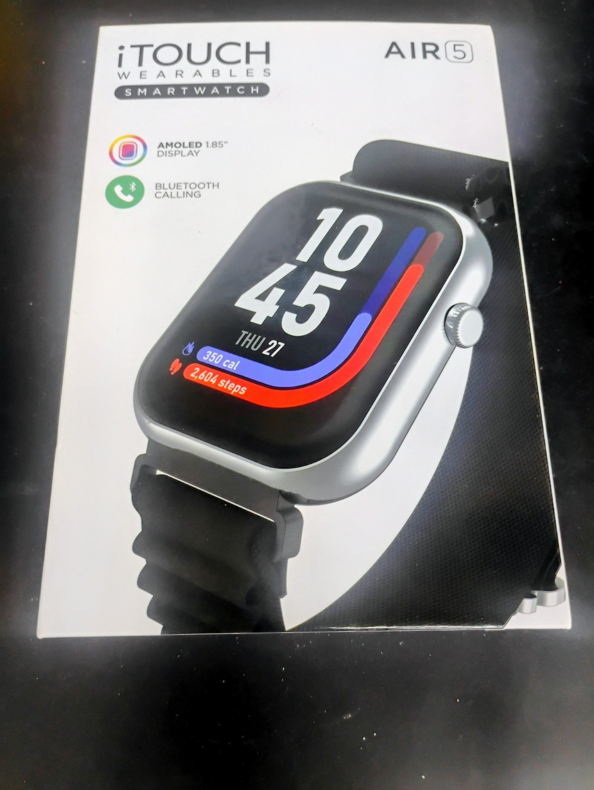 iTOUCH AIR 5 Smartwatch – Silicone Strap Unisex Adult