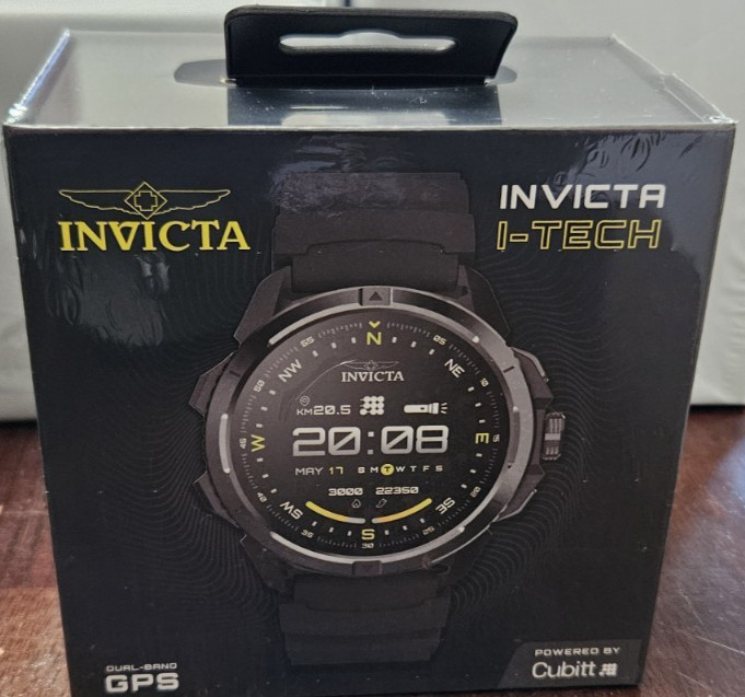 NEW Invicta ITECH-010 I-Tech Smartwatch – 54mm White AMOLED GPS – NIB