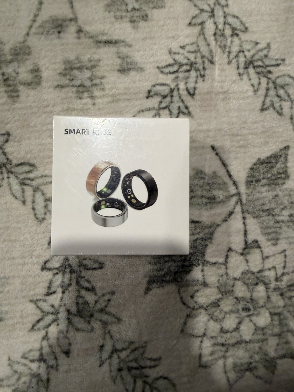 JRing Smart Ring Silver Size 11 Heart Rate Fitness Tracker Android& IOS New