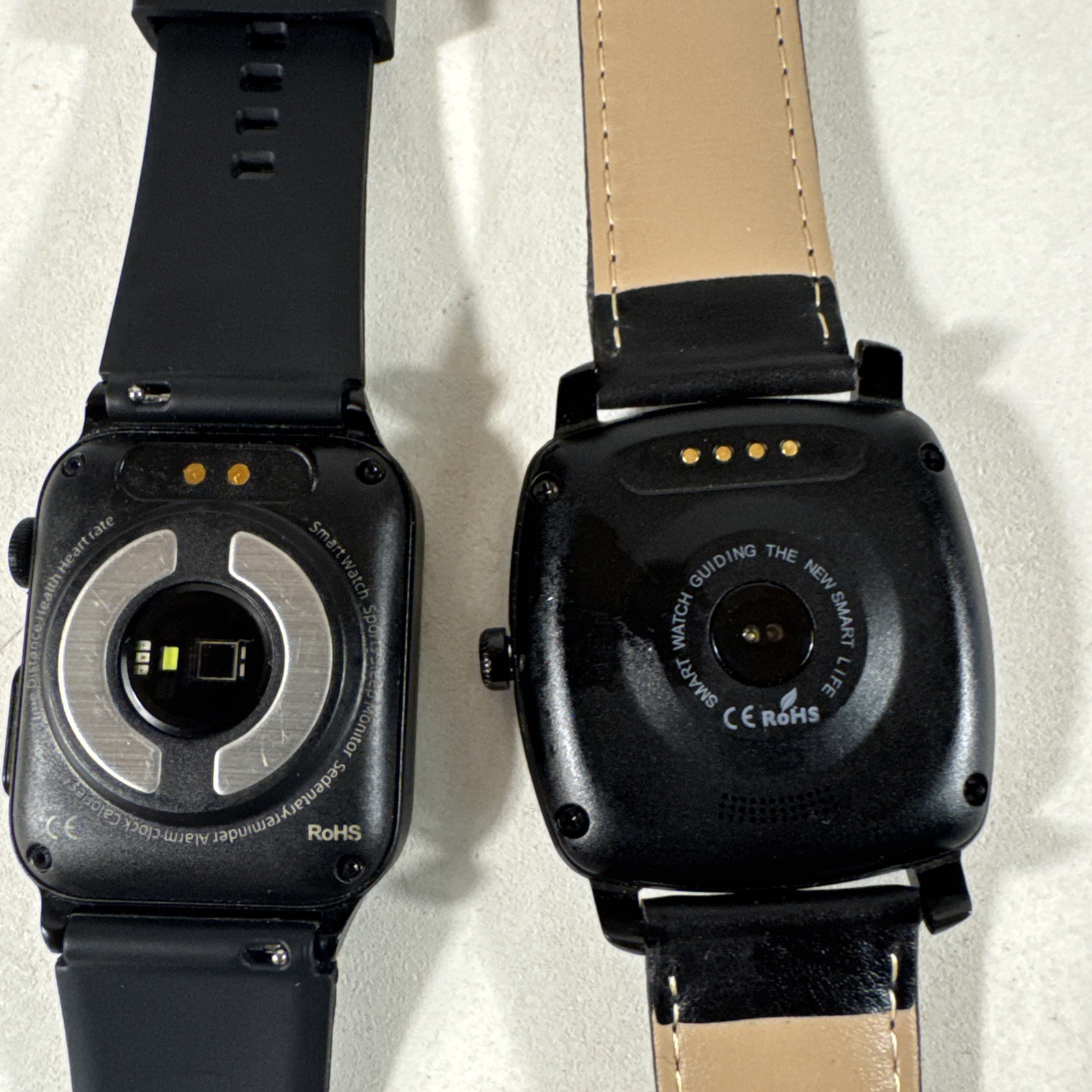 Lot of 2 – RoHS CE Smart Watch Fitness Tracker, No Batteries.