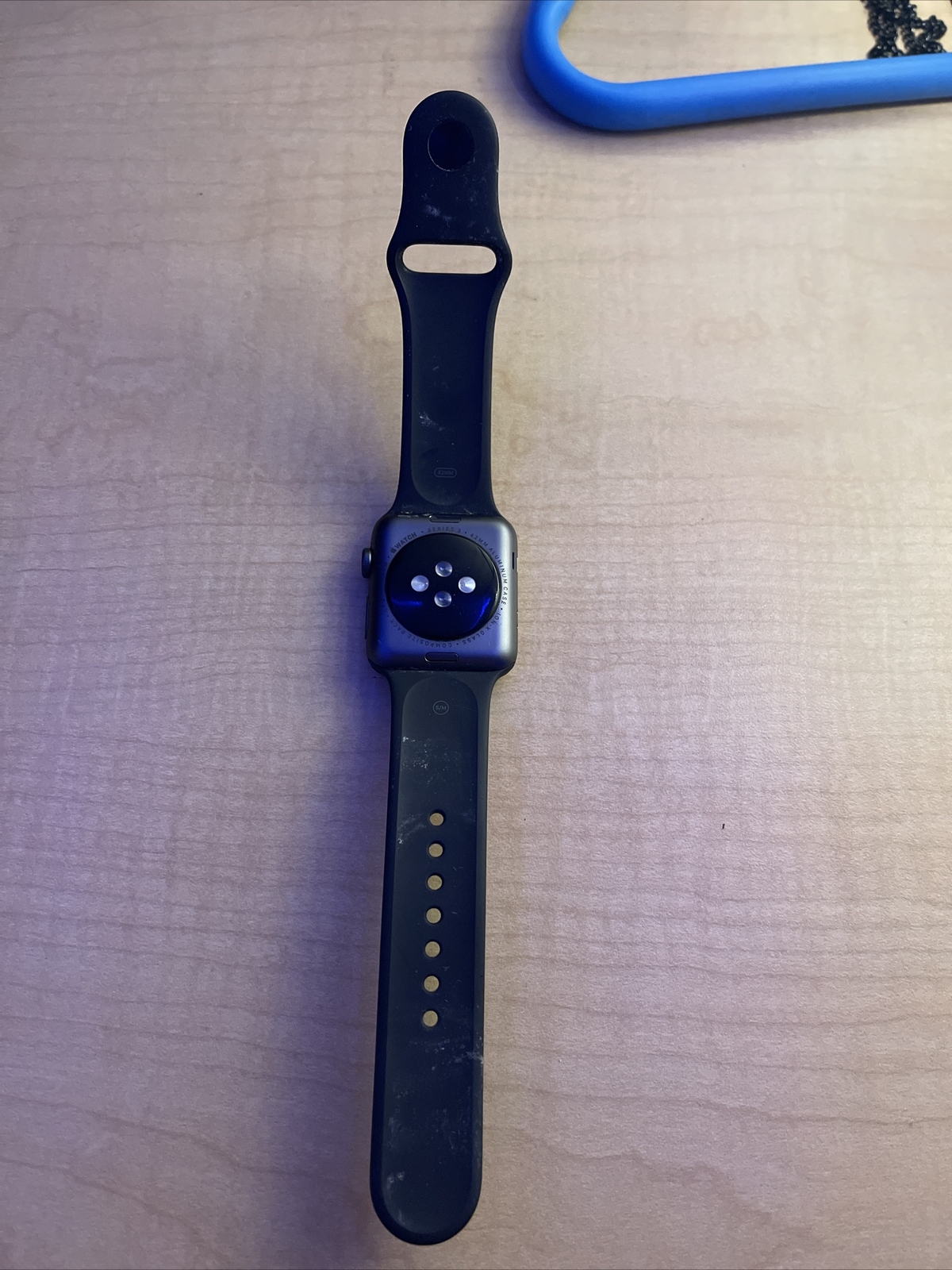Apple MTF32LLA Watch Series 3gps 42 Mm Space Gray Aluminum With Black
