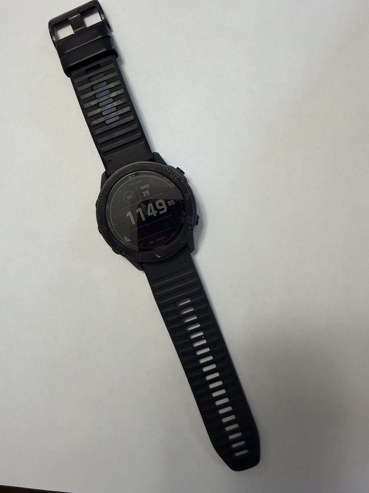 Garmin tactix Delta Solar GPS Watch 51mm Titanium, Black Ballistics