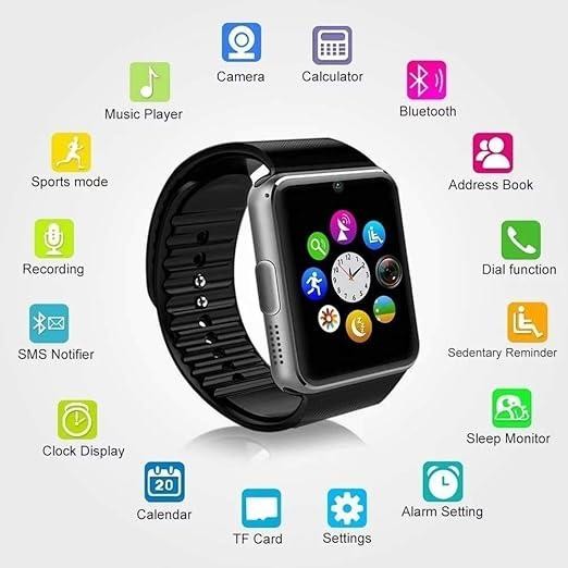 SW08 Smart Watch – Black