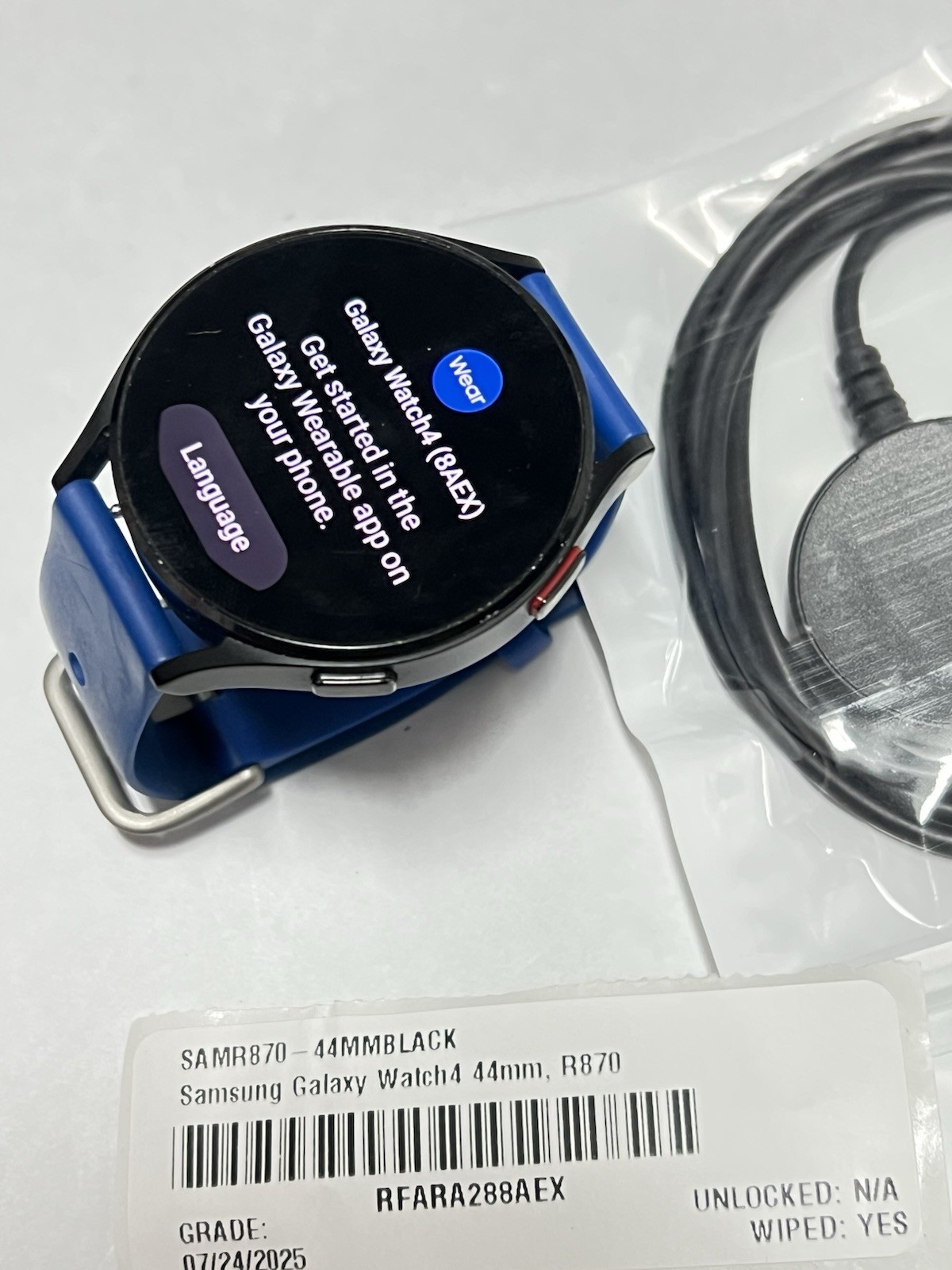 Samsung Galaxy Watch4 SM-R870 44mm Aluminum Case with Sport Band