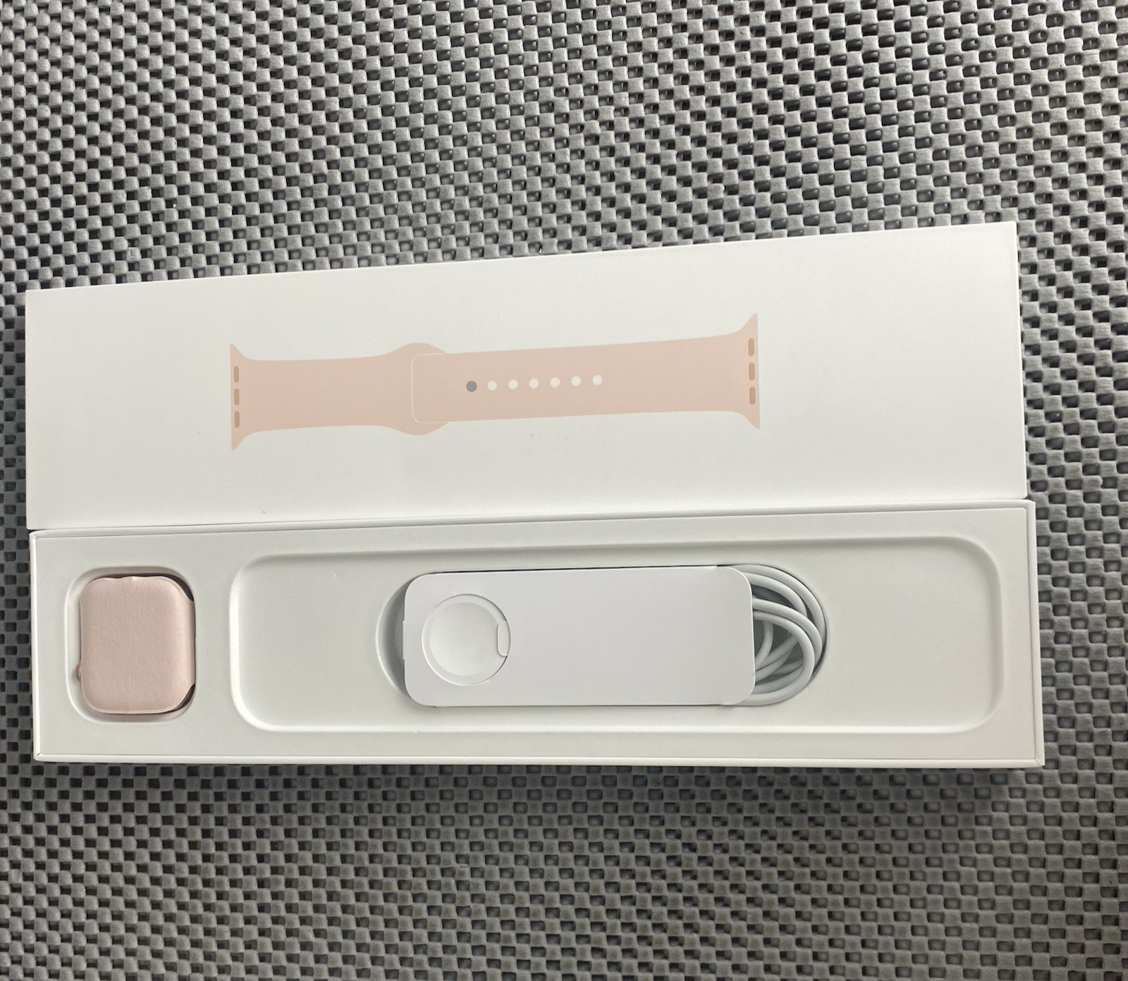 Apple Watch Series 6 40mm Gold Aluminum Case with Pink Sand Sport Band GPS