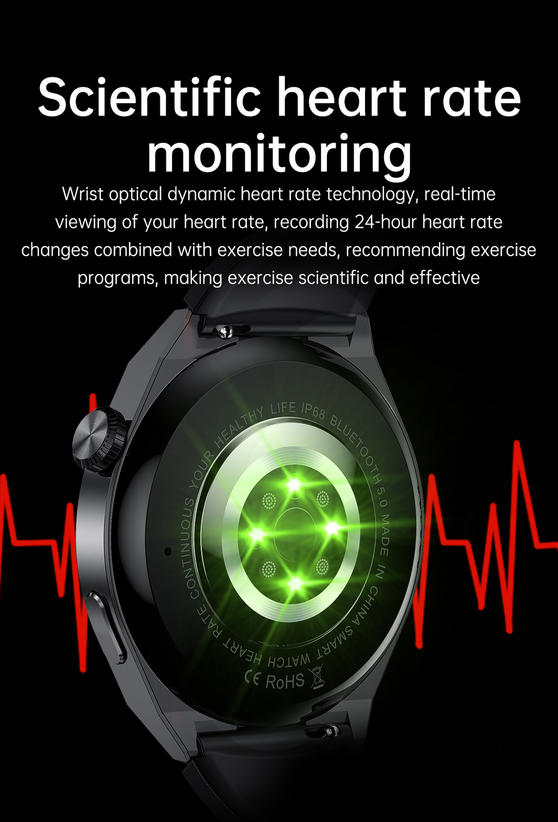 1.39 inch Smart Watch Bluetooth Call Men Sport Tracker Sleep Monitor Smartwatch