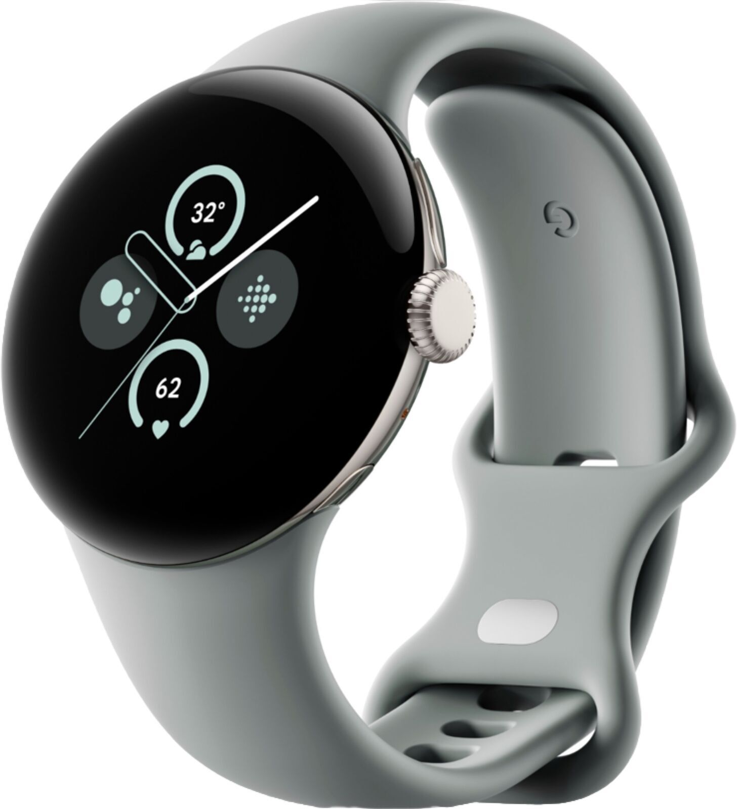 Google Pixel Watch 2 WiFi 41mm Champagne Gold Hazel Band GA05030-US NEW