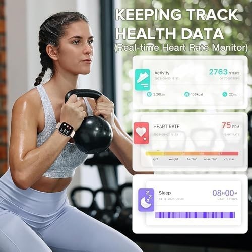 Reloj Inteligente de Mujer Hombre para Iphone Apple Samsung Android y Bluetooth