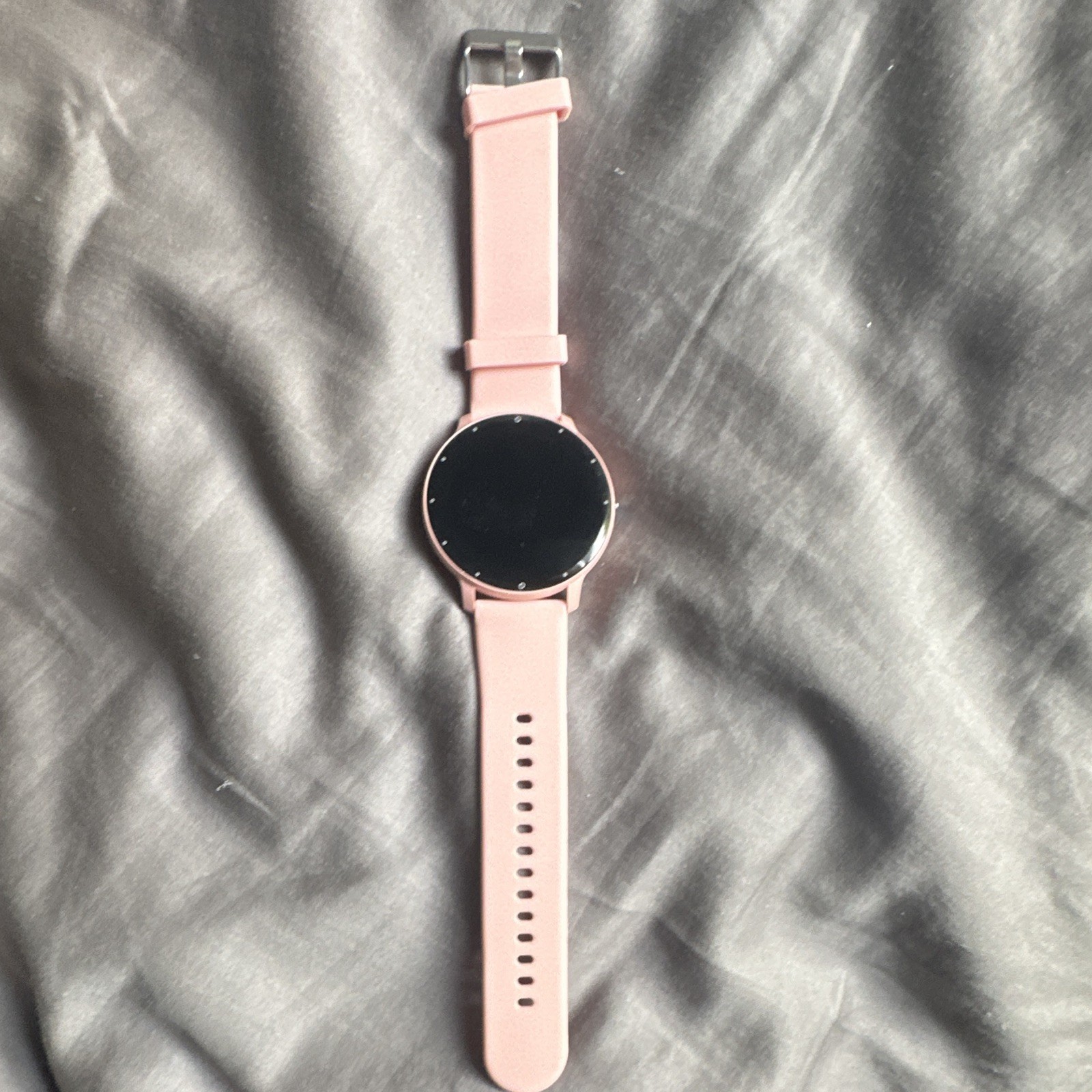 smartPulse Watch 42mm Pink Case Silicone Band Bluetooth 16GB iOS/Android