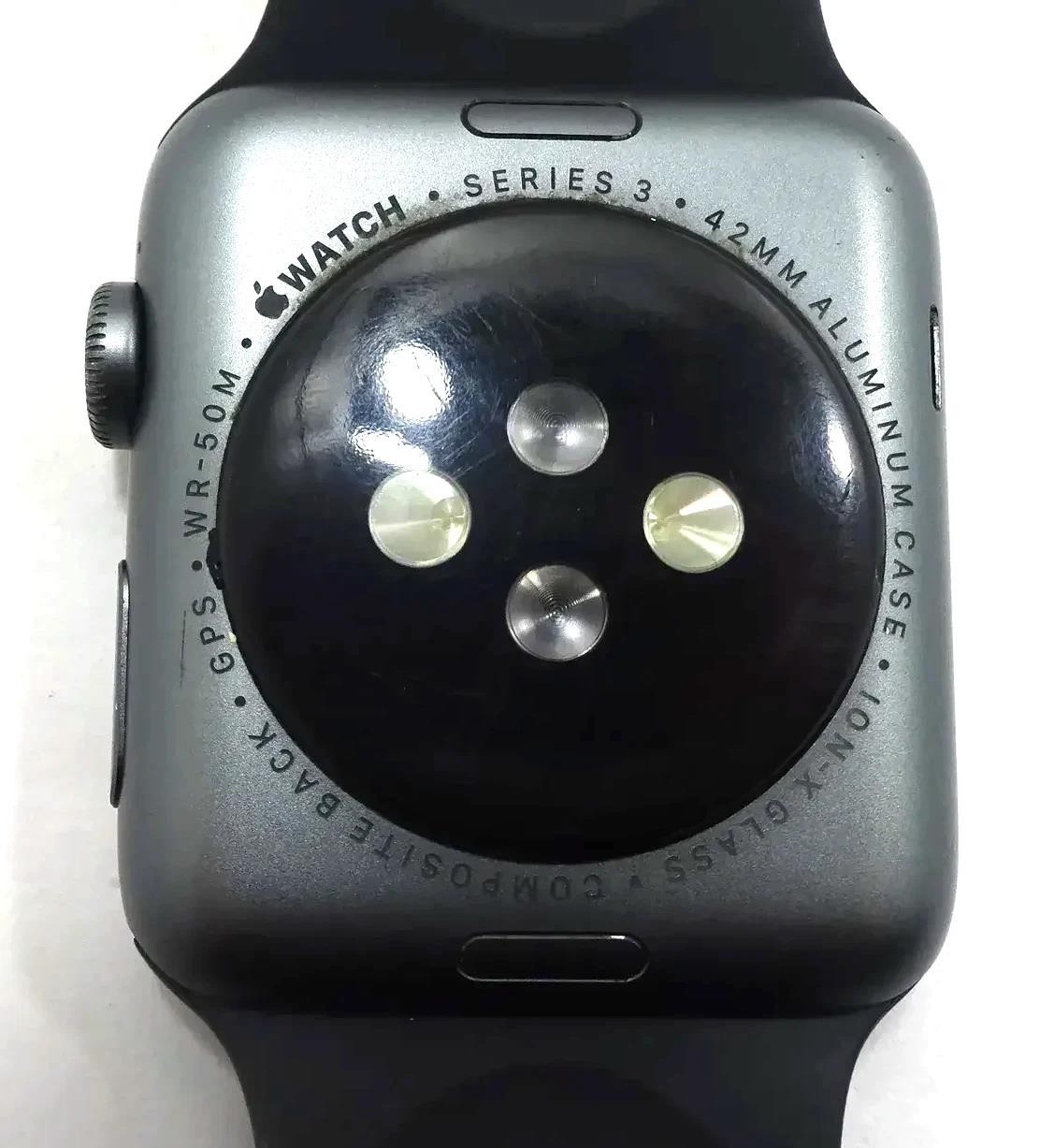 APPLE Watch Series 3 GPS – 42MM Aluminum Case A1859 – Black