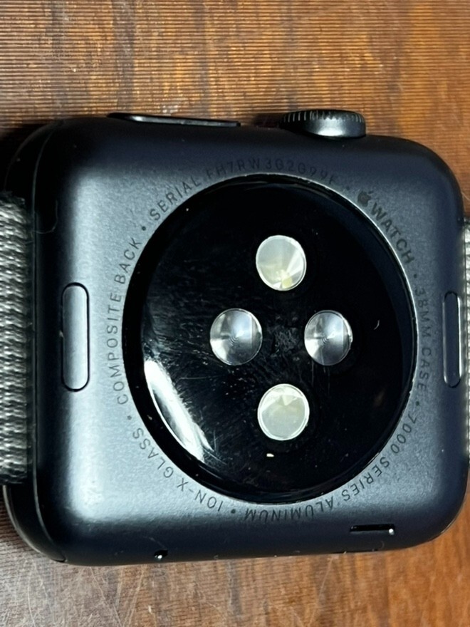 Apple Watch 38mm 7000 Series Ion-X Glass Space Gray (For Parts/Repair) “AS-IS”