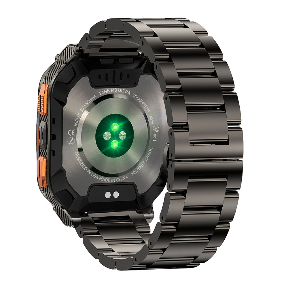 2024 KOSPET TANK M3 Ultra GPS Smart Watch Men Smart Watches 60-Day Long Battery