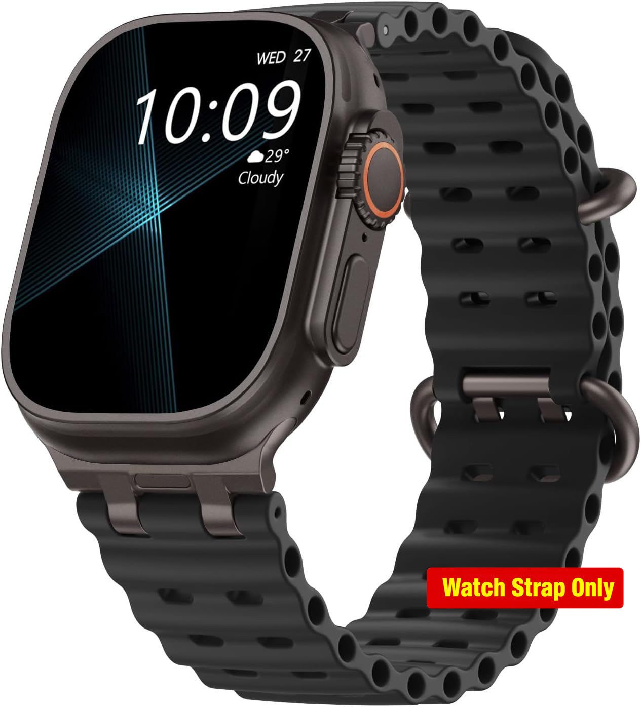 Ocean Band Strap Compatible with Apple Watch Ultra 49mm Breathable Sport
