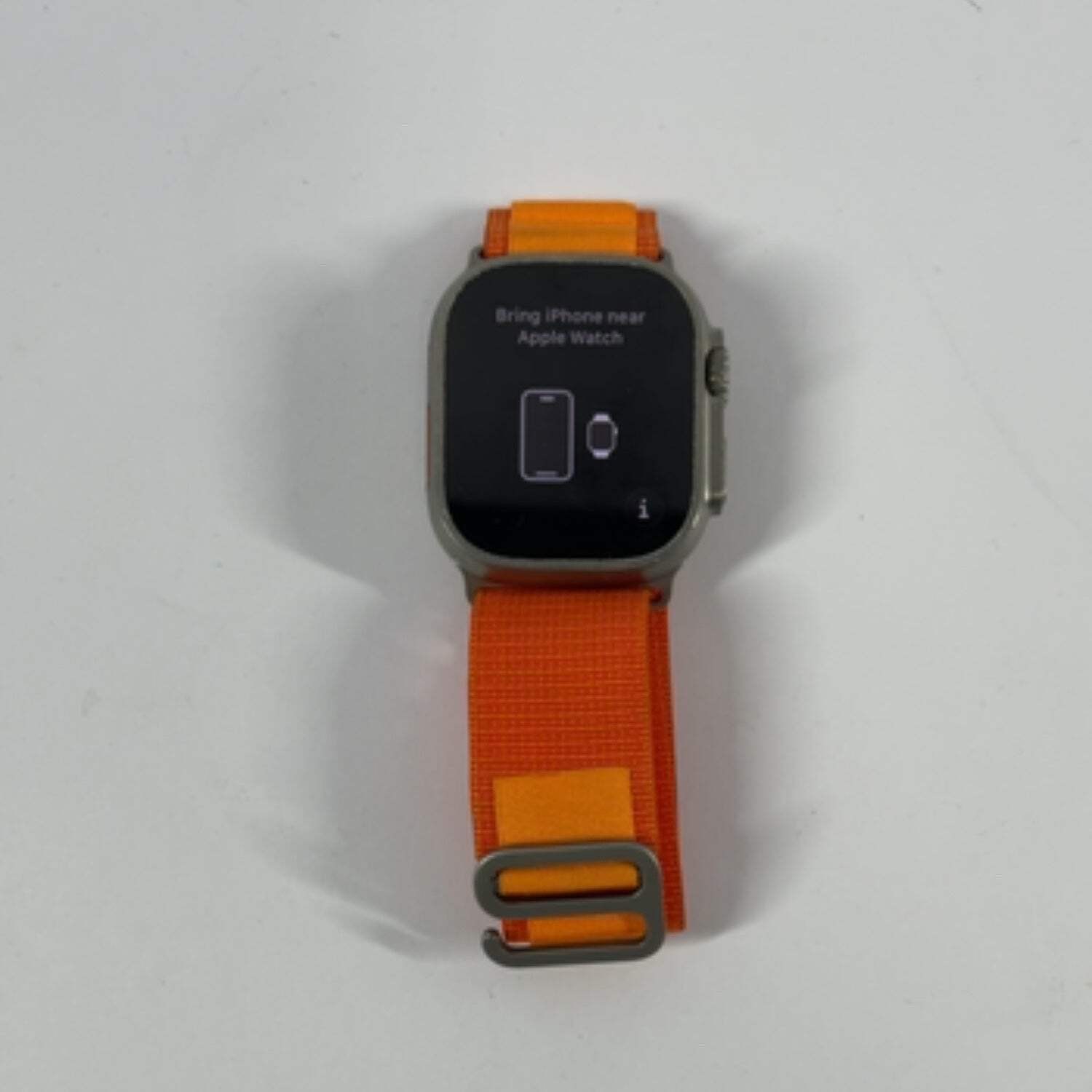 Unlocked Apple Watch Ultra 2 49MM Natural Titanium Hermes Orange En Mer