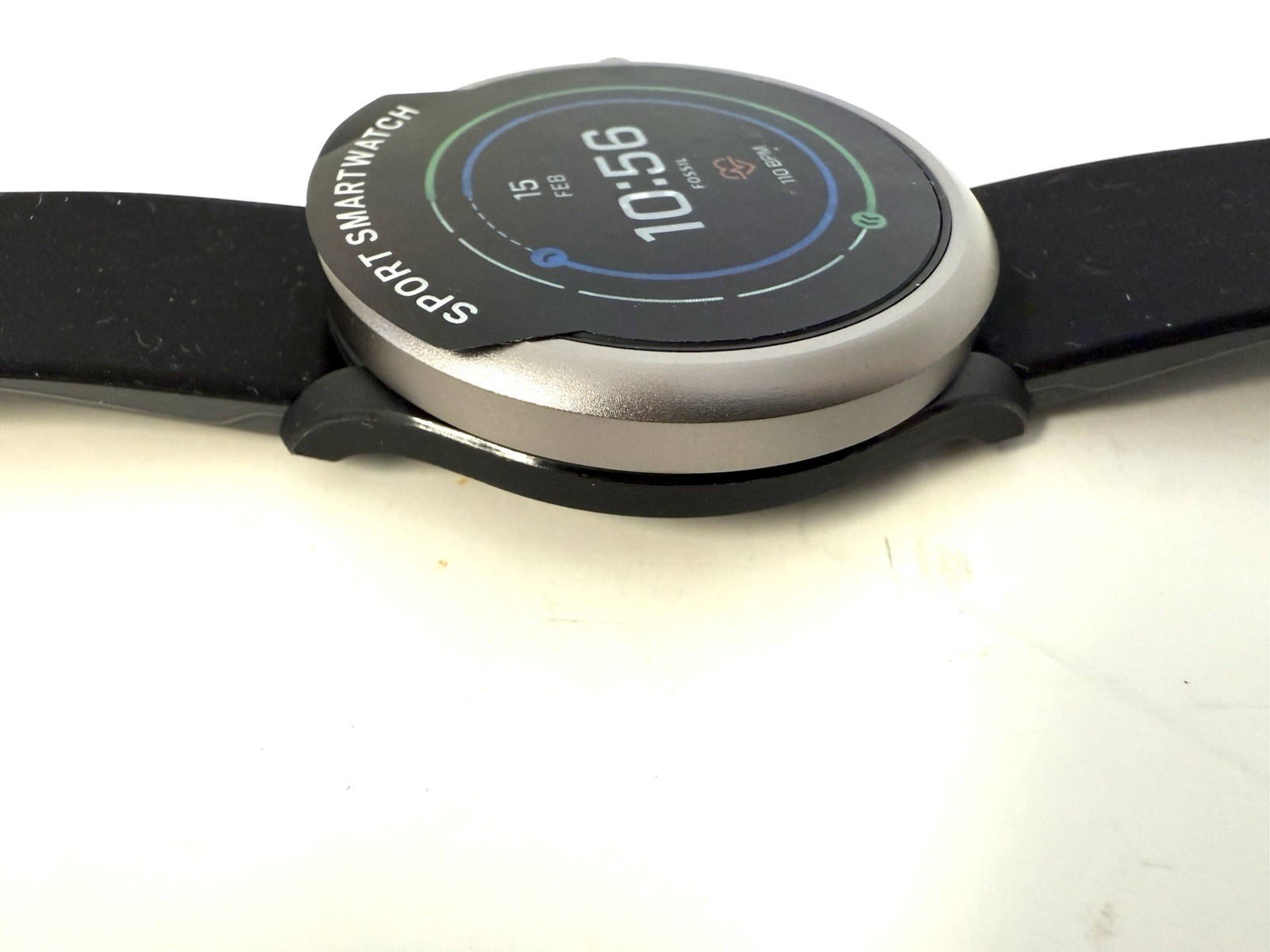 Fossil Sport Black Silicone Fitness Smartwatch FTW4019 – NO CH@RGER