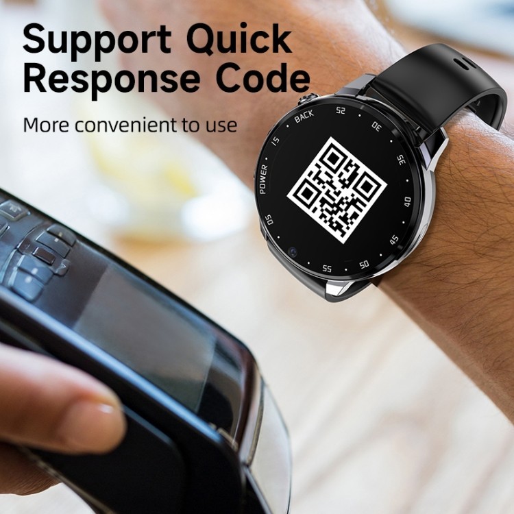 A3 4G Android 8.1 Smart Watch GPS Face Recognition IP67 Waterproof 1.43″