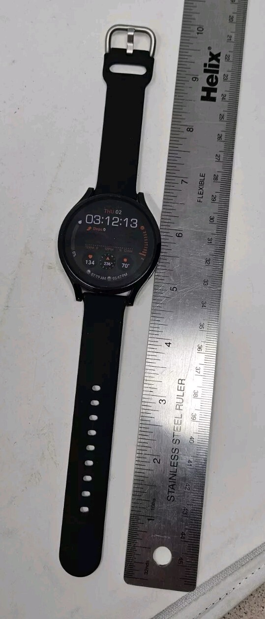 Samsung Galaxy Watch4 4 Classic Smartwatch SM R870 WORKS w/ Color Face Covers 44