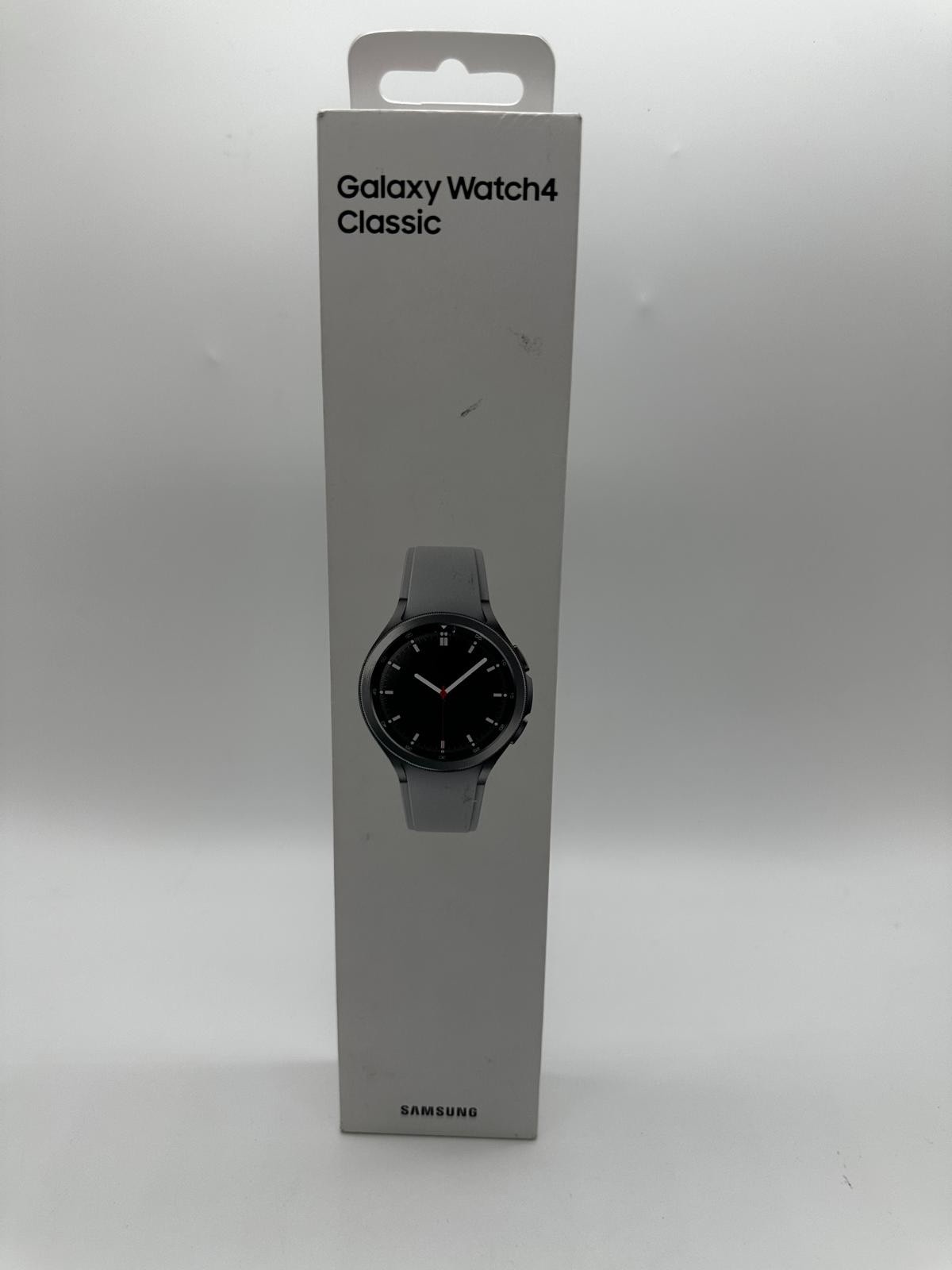Samsung Galaxy Watch 4 Classic 46mm Smartwatch GPS + Bluetooth Silver “READ”
